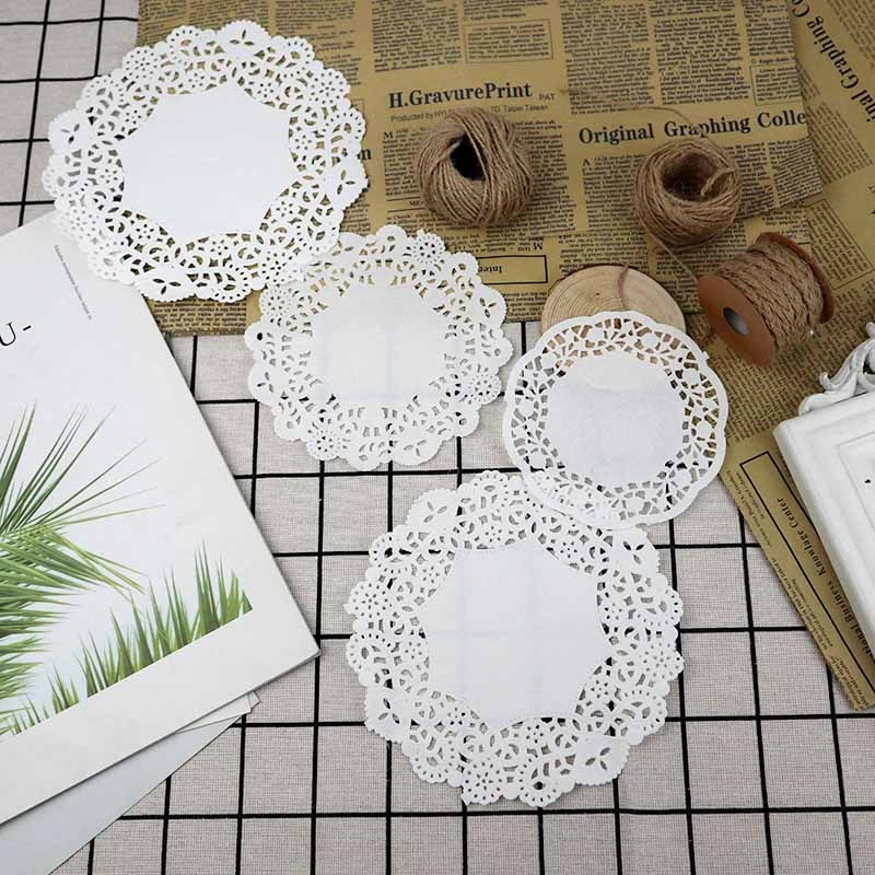 Round Paper Lace Doilies Party Decorative Tableware – MAE COMMERCE