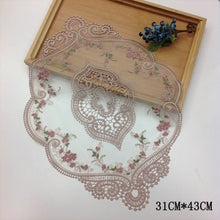 Load image into Gallery viewer, European Style Lace Insulation Plate Mat
